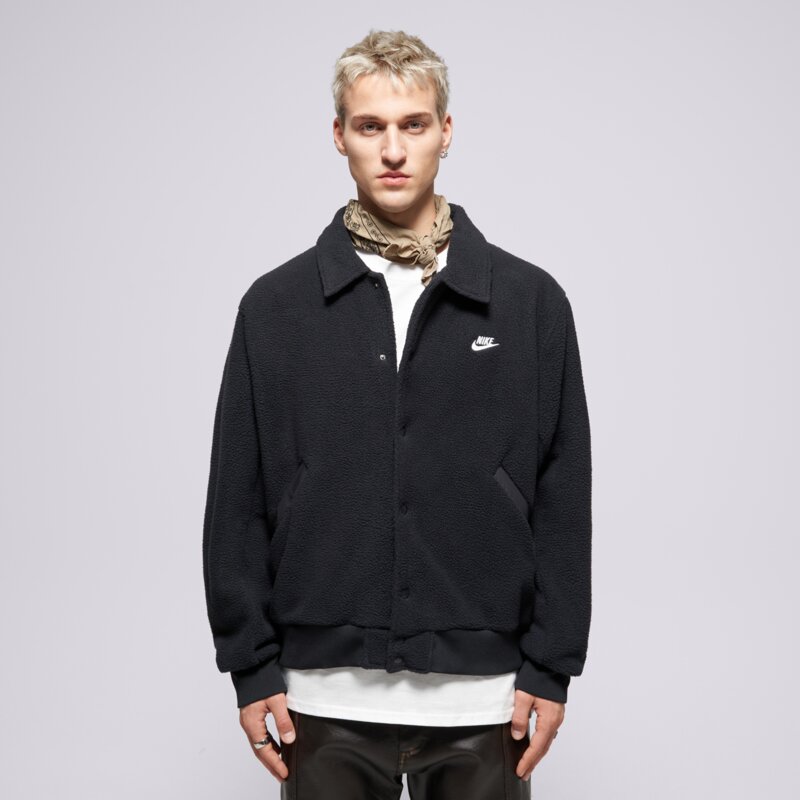 NIKE FLÍSOVÁ MIKINA M NK CLUB SHERPA COACHES JKT