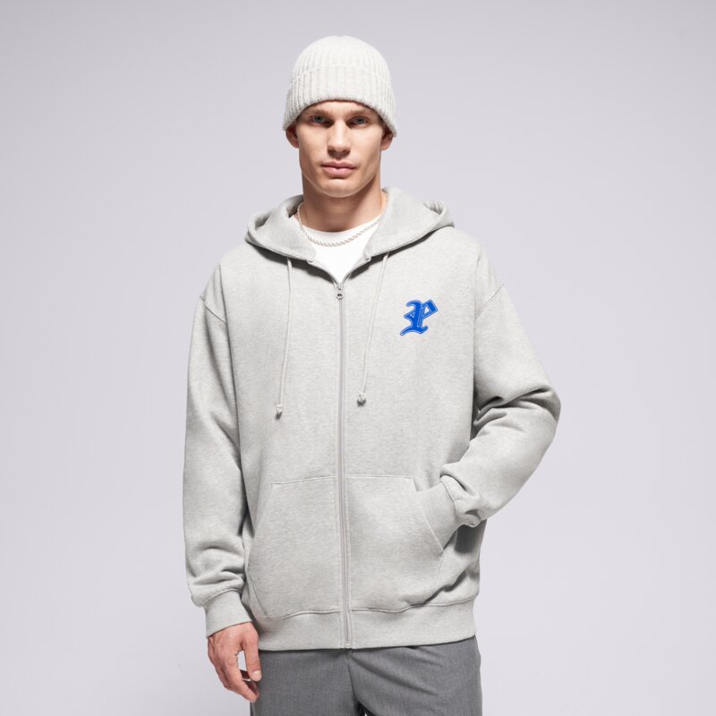 PROSTO MIKINA ZIP HOODIE GHOTIC P GRAY