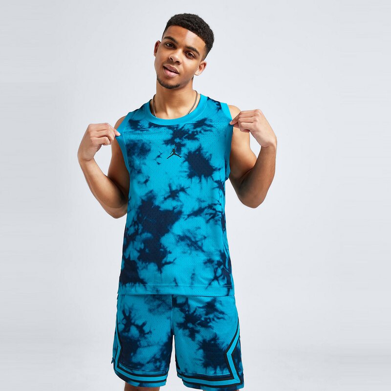 JORDAN TRIČKO JDAN TIE DYE JERSEY BLUE TEE