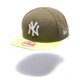 detská šiltovka NEW ERA ČIAPKA COTTON BLOCK 4 NEW YORK YANKEES 10830722 farba zelená