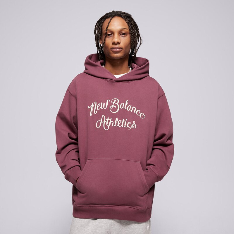 NEW BALANCE MIKINA S KAPUCŇOU ATHLETICS RELAXED LEAGUE HOODI
