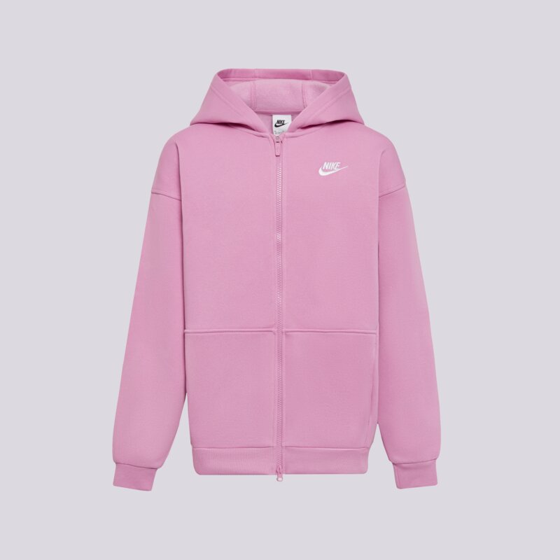 NIKE MIKINA S KAPUCŇOU CLUB FLC GIRL
