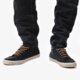 pánske tenisky (obuv) TIMBERLAND CANVAS/LEATHER OXFORD 9818a farba tmavomodrá
