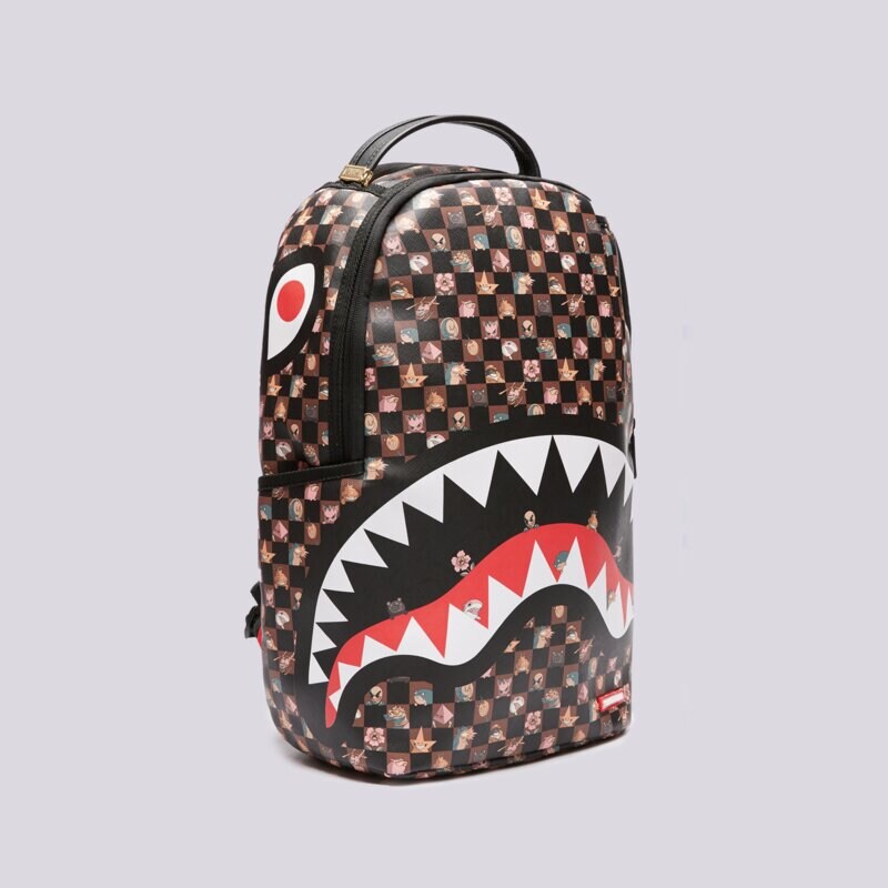 SPRAYGROUND RUKSAK PEEKING CHARACTER CHECK BACKPACK