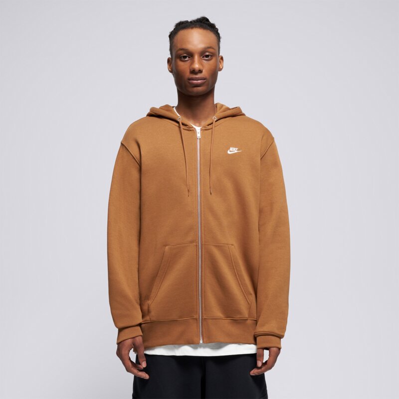 NIKE MIKINA S KAPUCŇOU M NK CLUB BB FZ HOODIE