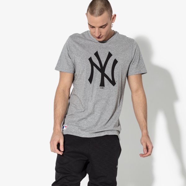 Image of NEW ERA TRIČKO SS MLB NYY GREY NEW YORK YANKEES LGH 11863696