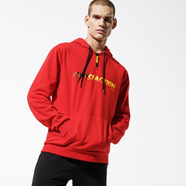 Image of CONFRONT MIKINA CITY RED HOODY CF39BLM36002