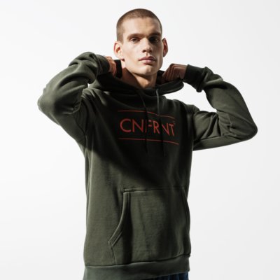 Image of CONFRONT MIKINA ESSENTIAL KHK HOODY CF39BLM38002