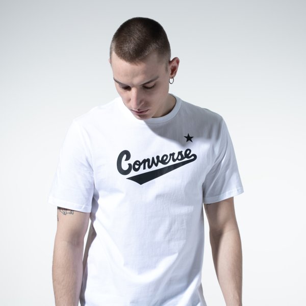 Image of CONVERSE TRIČKO CENTER FRONT LOGO TEE 10018235-A02