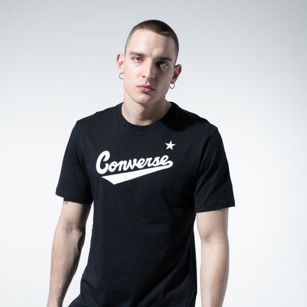 Image of CONVERSE TRIČKO CENTER FRONT LOGO TEE 10018235-A01