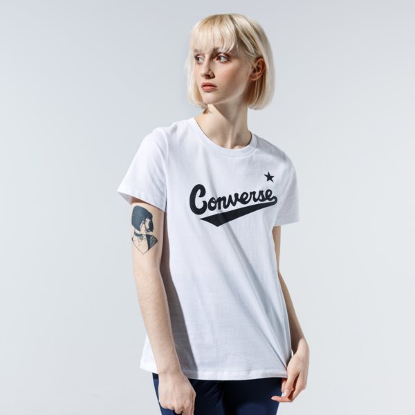Image of CONVERSE TRIČKO WMN NOVA CENTER FRONT LOGO TEE 10018268-A04
