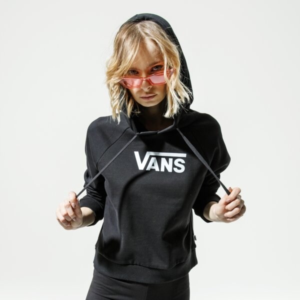 Image of VANS MIKINA S KAPUCŇOU WM FLYING V FT BOXY HOODIE BLACK VN0A4BG3BLK1