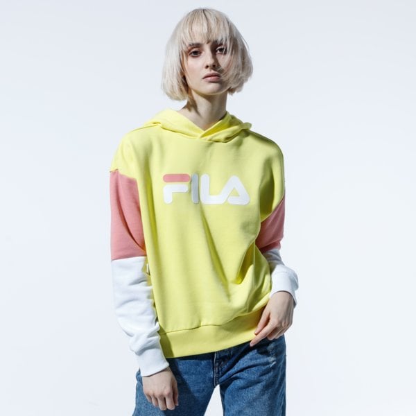 Image of FILA MIKINA S KAPUCŇOU BLOCKS AND LOGOS 687496A467