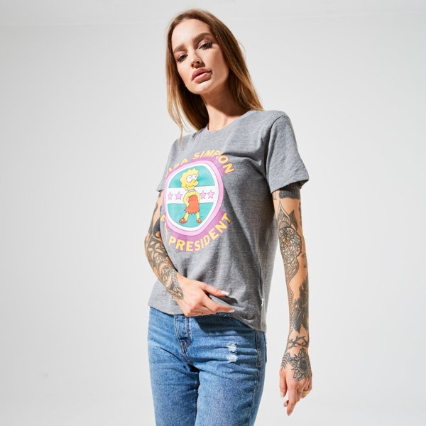 Image of VANS TRIČKO VANS X THE SIMPSONS LISA TEE VN0A4V4B17G