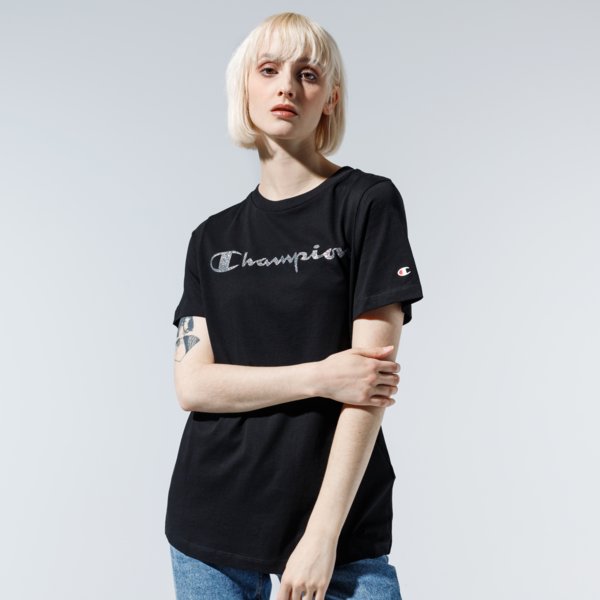 Image of CHAMPION TRIČKO LADY SHINE LOGO TEE 113863KK001