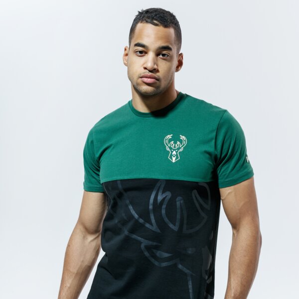 Image of NEW ERA TRIČKO NBA LARGE OTL SS TEE MILBUC PNGBLK 12487533