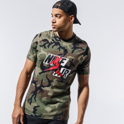 Image of JORDAN TRIČKO M J JM CLSCS CAMO AOP SS CREW CU2072-222
