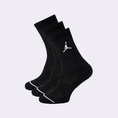 E-shop Jordan Ponožky 3 Pack Crew Socks Crew Socks (3 Pack) Čierna EUR 34-38
