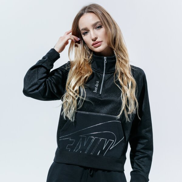 Image of NIKE MIKINA W NSW ICN CLSH QZ FLC DC0656-010