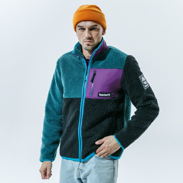 Image of TIMBERLAND FLÍSOVÁ MIKINA YC OUTDOOR ARCHIVE SHERPA FLEECE TB0A2AXTAQ31