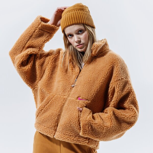 Image of NIKE MIKINA W NSW SWSH JKT SHERPA CU6639-201