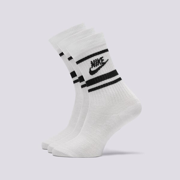 E-shop Nike Essential Stripe Socks (3 Pack) Biela EUR 34-38