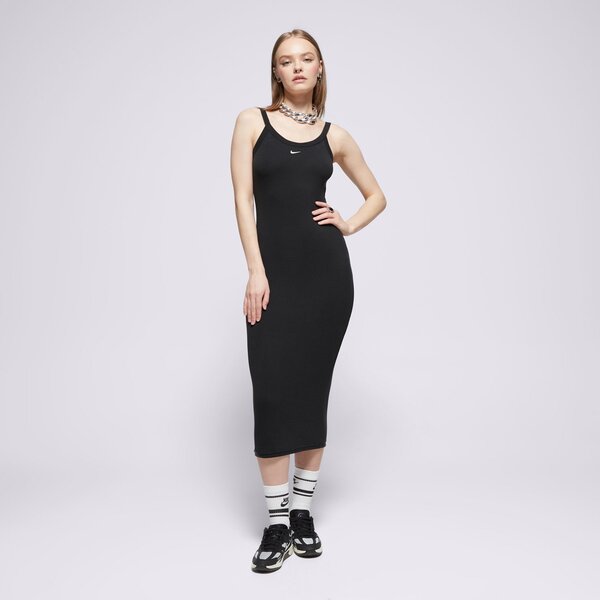 E-shop Nike W Nsw Nk Chll Knt Mrib Tnk Drs Čierna EUR L