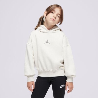 Jordan S Kapucňou Icon Play Po Hoodie Girl G Béžová