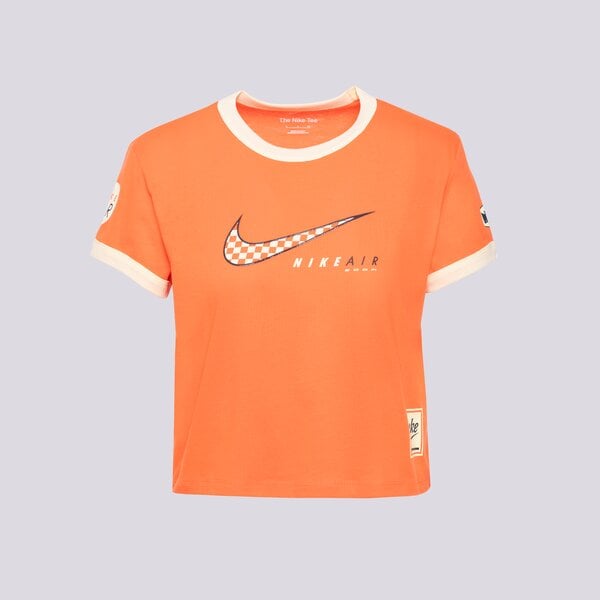 Nike W Nsw Club Ss Tee Moto Rgr Červená EUR L