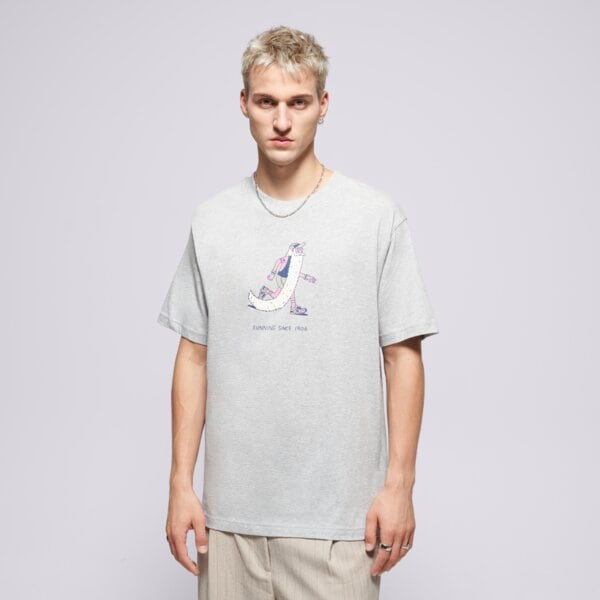 E-shop New Balance Bearded Runner Tričko Sivá EUR L