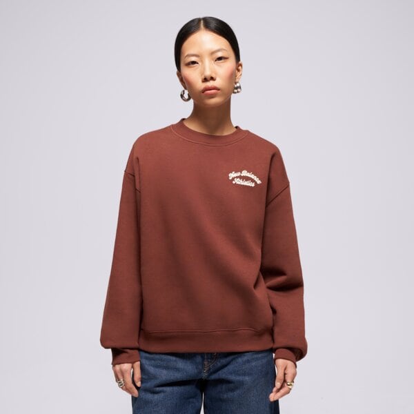 E-shop New Balance Linear Heritage Fleece Crew Hnedá EUR L