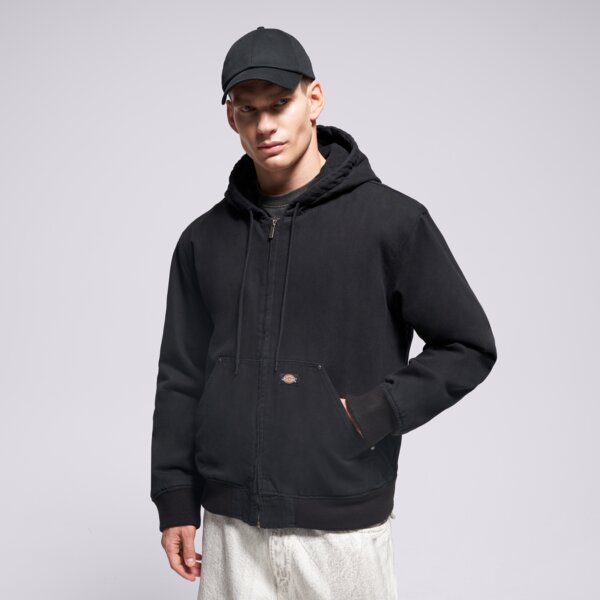 Dickies Hilham Hooded Canvas Jacket Čierna EUR XL