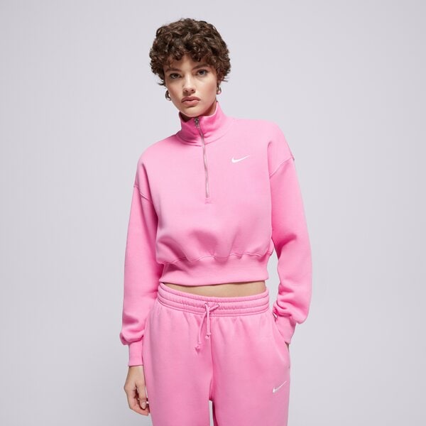 E-shop Nike W Nsw Phnx Flc Qz Crop Ružová EUR L