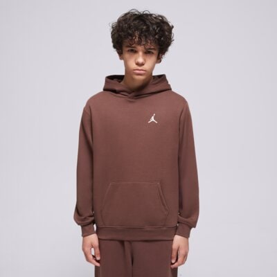 E-shop Jordan S Kapucňou Mj Brkln Flc Po Hoodie Boy Hnedá EUR 128 -132 cm