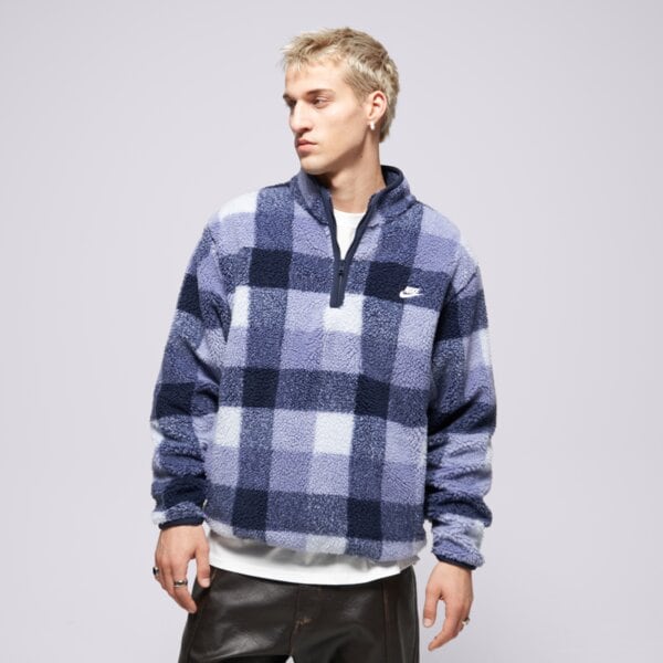 E-shop Nike Flísová M Nk Club Ssnl Wntrzd Aop Hz Modrá EUR M