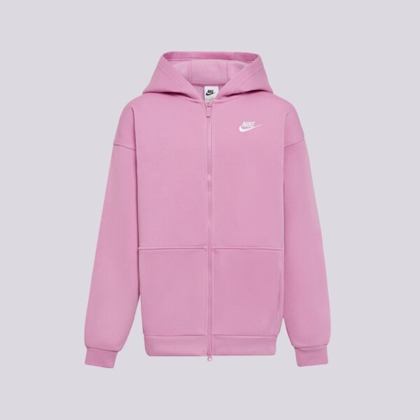 E-shop Nike S Kapucňou Club Flc Girl Ružová EUR 128-137