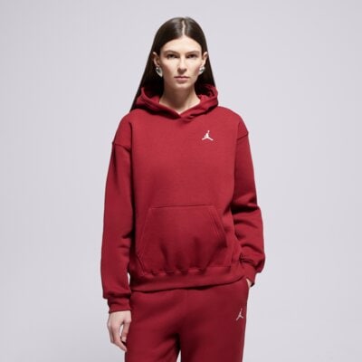E-shop Jordan S Kapucňou Brooklyn Fleece Bordová EUR M