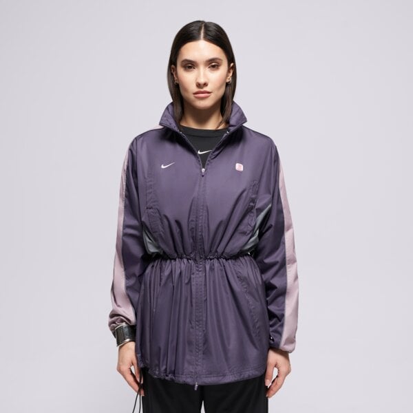 E-shop Nike Jkt Wvn Shox W Nsw Tmavomodrá EUR L