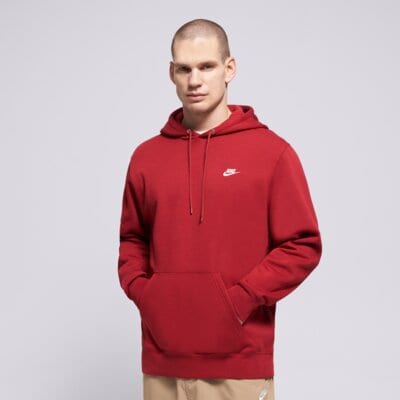 E-shop Nike S Kapucňou M Nk Club Bb Po Hoodie Bordová EUR L