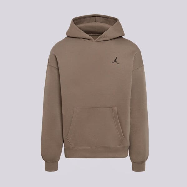 Jordan S Kapucňou Jordan Brooklyn Fleece Hnedá