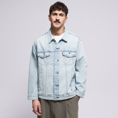 E-shop Levi's Relaxed Fit Trucker Light Indigo - Worn In Modrá EUR L