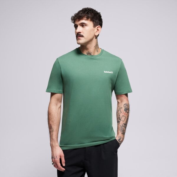 E-shop Timberland Small Linear Logo Print Tee Zelená EUR L