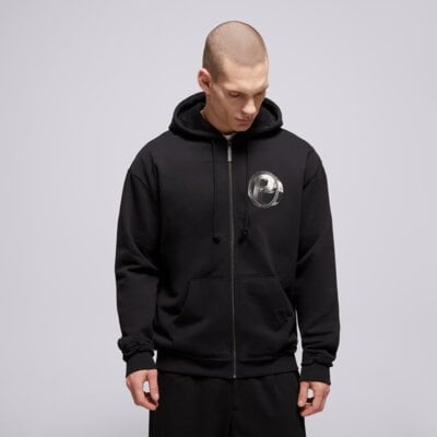 Prosto S Kapucňou Zip Hoodie P Rim Black Čierna EUR XL