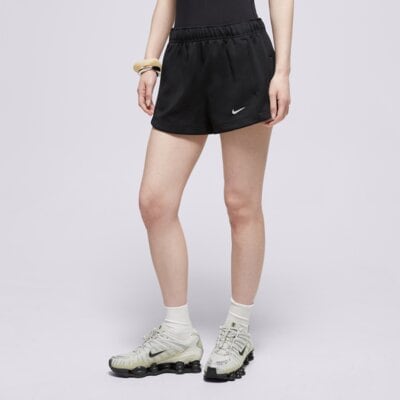 Nike W Nsw Nk Wr Ply Knt Mr 2" Shrt Čierna EUR S
