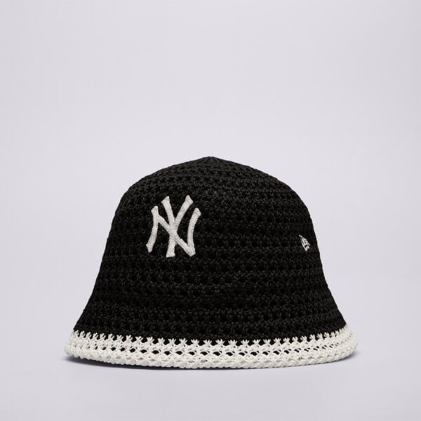 New Era Klobúk Wmns Knitted Bucket Nyy New York Yankees Čierna EUR S