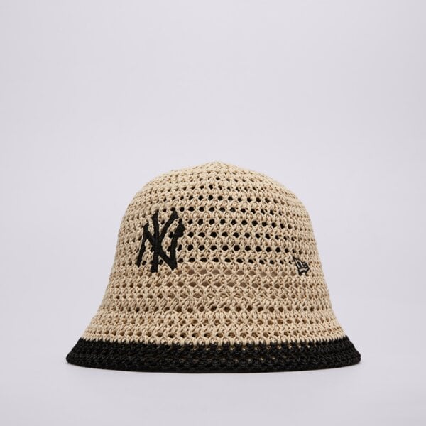 New Era Klobúk Wmns Knitted Bucket Nyy New York Yankees Béžová EUR M