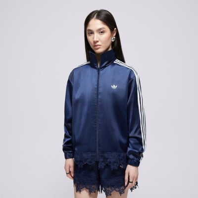 Adidas Satin Lace Track Top Loose Firebird Tmavomodrá EUR 38