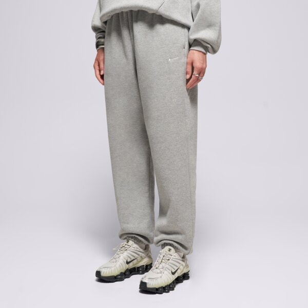 Nike W Nk Stdo Flc Mw Hr Os Cff Pnt Sivá EUR XS