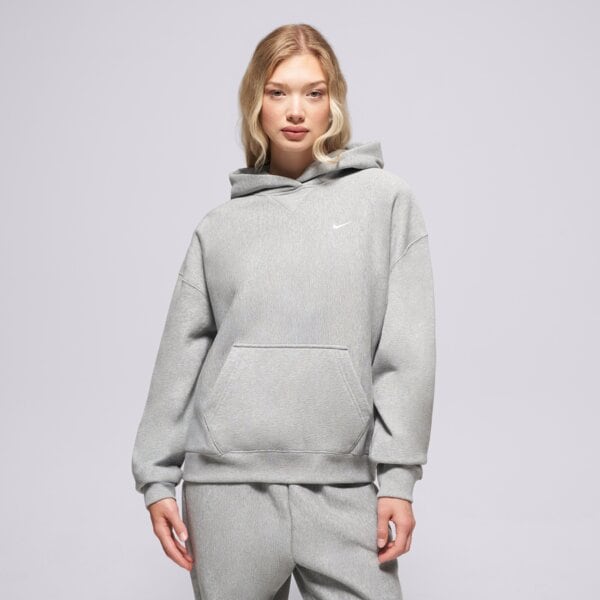 Nike S Kapucňou W Nk Stdoos Flc Hvy Sivá EUR XS