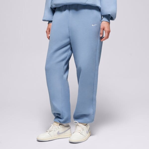 Nike W Nk Stdo Flc Os Cff Pnt Modrá EUR XS
